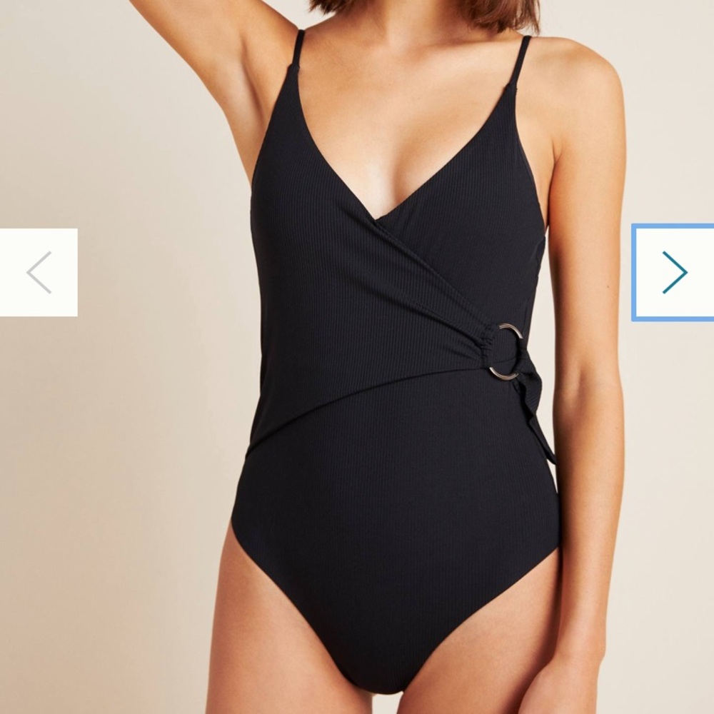 NWT Onia Lila One Piece Black Swimsuit S M